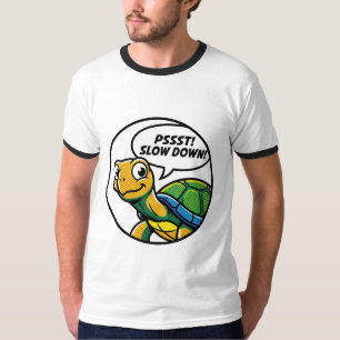Camiseta Um Sábio Cromático: Tartaruga Sábia de Pop-Art Psi