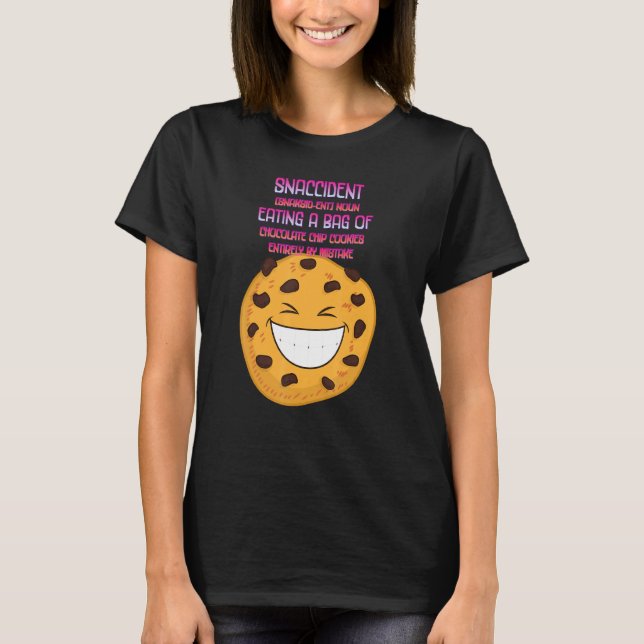Camiseta Um Saco De Cookies Chip De Chocolate (Frente)