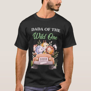 Camiseta Um Safari de Animais Selvagens no Aniversário PRET