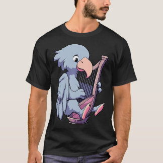 Camiseta Um sapato bonito tocando harpa