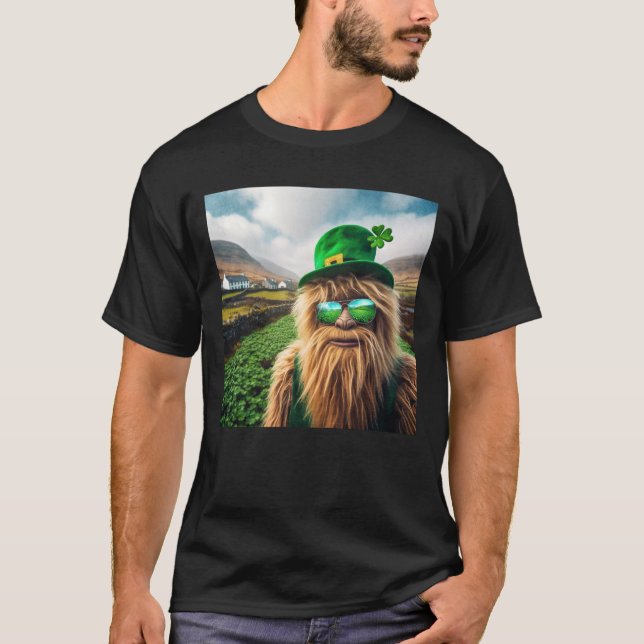 Camiseta Um Sasquatch Irlandês (Frente)