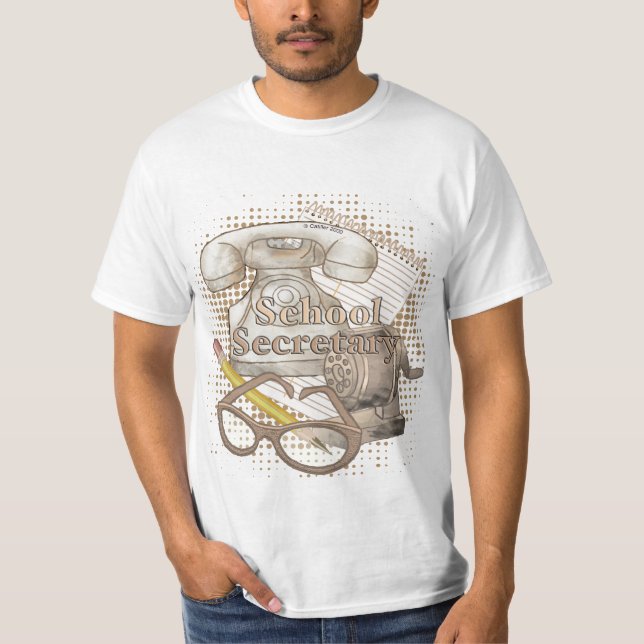 Camiseta Um Secretário da Escola (Frente)