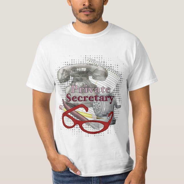 Camiseta Um Secretário Privado (Frente)