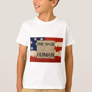 Camiseta Um ser humano da raça