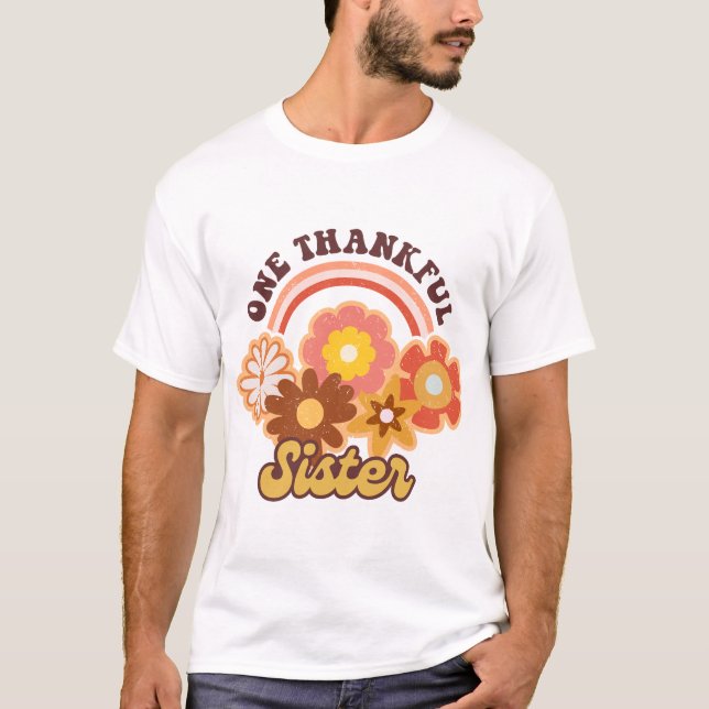 Camiseta Um Sexto Agradável da Fala de Groovy Halloween (Frente)