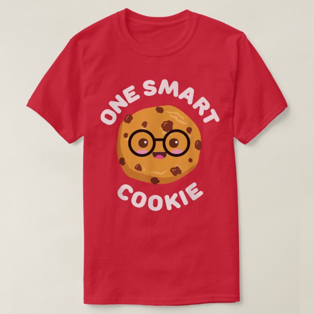 Camiseta Um Smart Cookie Cute Funny Kawaii Chocolate Chip (Frente do Design)