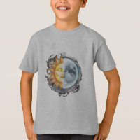Um sol e uma lua fundidos