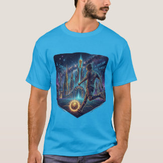 Camiseta Um Sonho A Busca Arte de Futebol Cyberpunk