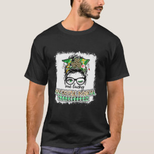 Camiseta Um Sonógrafo Médico de Diagnóstico Sortudo, Um Sor