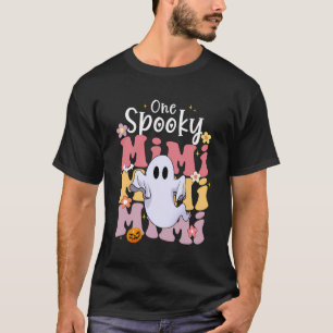 Camiseta Um Spooky Mimi Halloween Cute Fantasmas Grovy Gran
