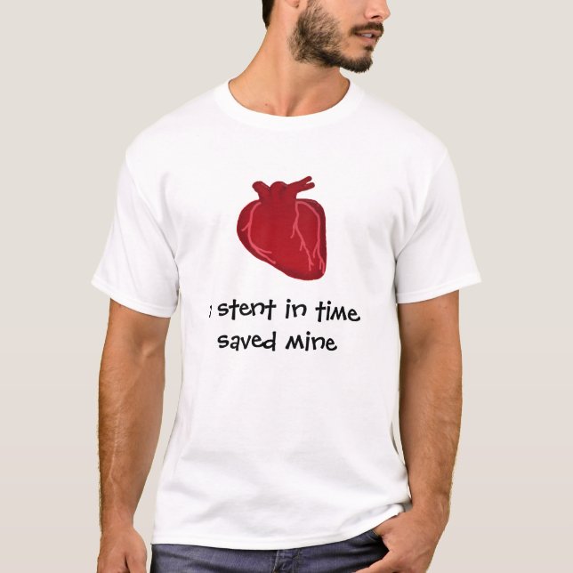 Camiseta um stent a tempo (Frente)