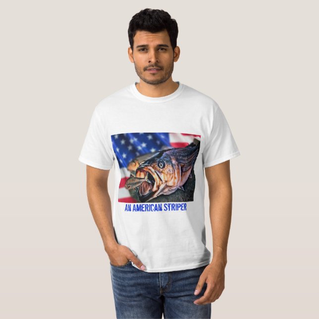 Camiseta Um Striper americano (Frente Completa)