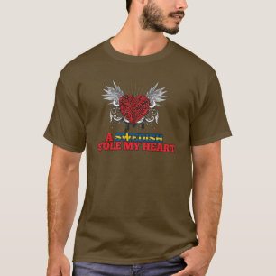 Camiseta Um sueco roubou meu coração