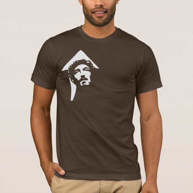 Camiseta Um t-shirt de Jesus da maneira (Frente)