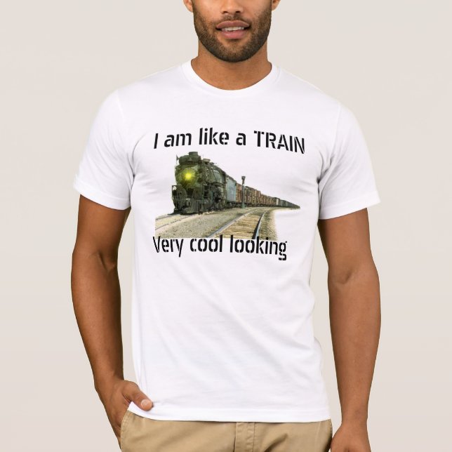 Camiseta Um t-shirt muito puro do trem (Frente)