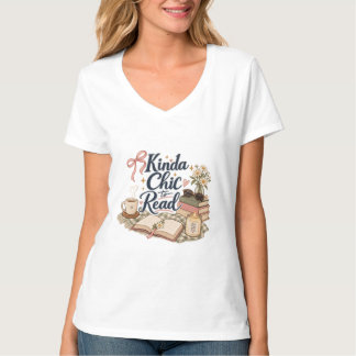 Camiseta Um Tanto Chic para Ler Estética de Amante de Livro