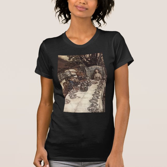 Camiseta Um tea party louco (Frente)