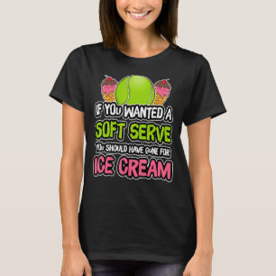 Camiseta Um técnico atleta de Tênis de servidor suave