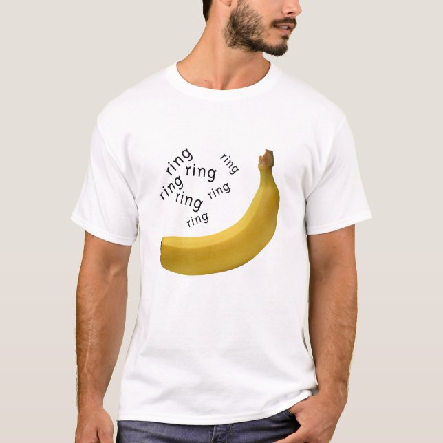 Camiseta Um telefone… que seja uma banana? (Frente)