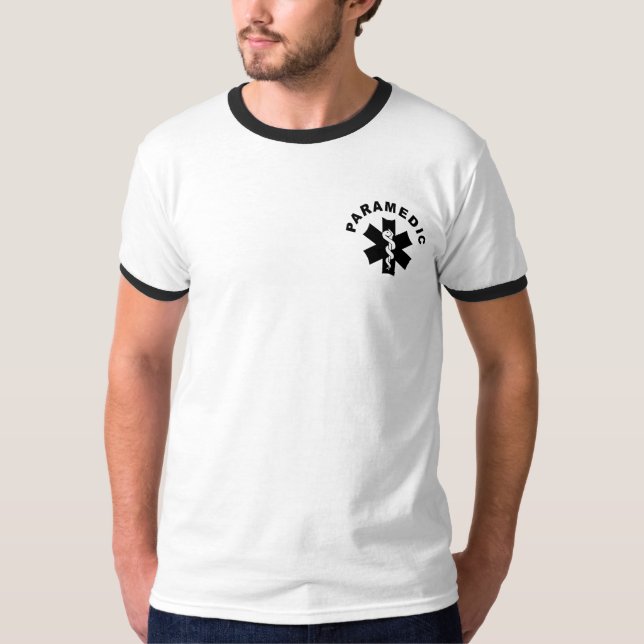 Camiseta Um tema do paramédico (Frente)