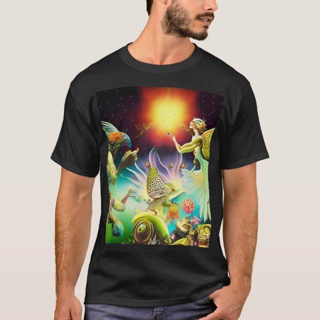 Camiseta Um Tempo de Pintura de Óleo Recompensa (Frente)