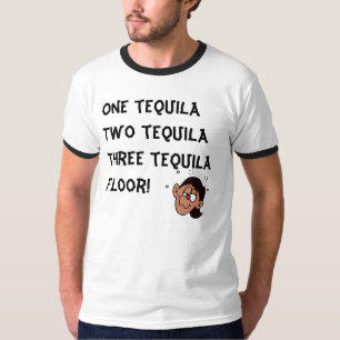 Camiseta Um tequila do tequila três do tequila dois…