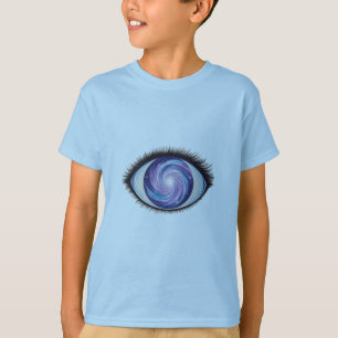 Camiseta Um terceiro olho com linhas radiantes