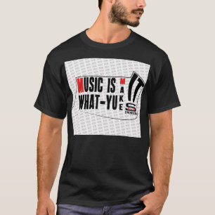 Camiseta Um teste padrão pela música de Syprez
