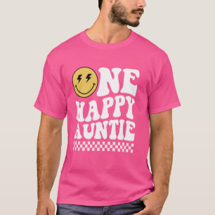 Camiseta Um Tio Feliz Tia 1º Aniversário Família Combinando