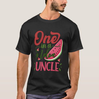 Camiseta Um Tio Melancia de Melão Festa de Aniversário da F