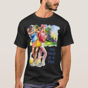 CAMISETA UM TIRO POR VEZ. GOLFERS PERSONALIZADOS