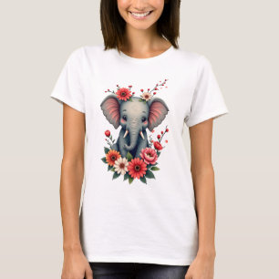 Camiseta Um toque do verão: O bebê elefante