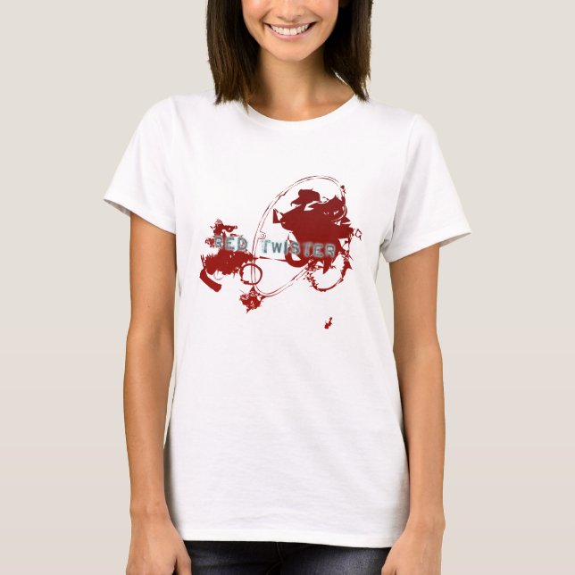 Camiseta Um tornado vermelho do Anime (Frente)