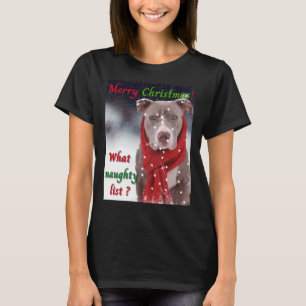 Camiseta Um Touro De Pit Ou Staffordshire Bull Terrier Dog