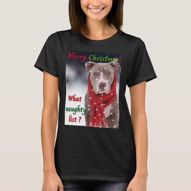 Camiseta Um Touro De Pit Ou Staffordshire Bull Terrier Dog  (Frente)