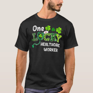 Camiseta Um Trabalhador De Saúde Sortudo, Stethoscope Rua P