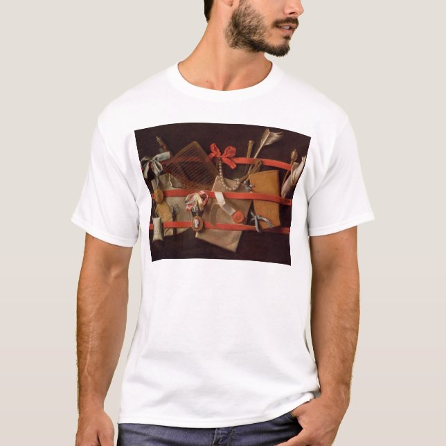 Camiseta Um Trompe - l ' oeil dos objetos (Frente)
