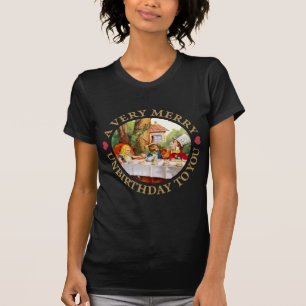 CAMISETA UM UNBIRTHDAY MUITO ALEGRE A VOCÊ!