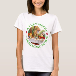 CAMISETA UM UNBIRTHDAY MUITO ALEGRE A VOCÊ!