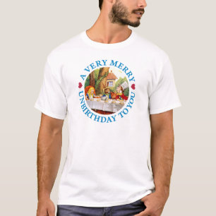 CAMISETA UM UNBIRTHDAY MUITO ALEGRE A VOCÊ