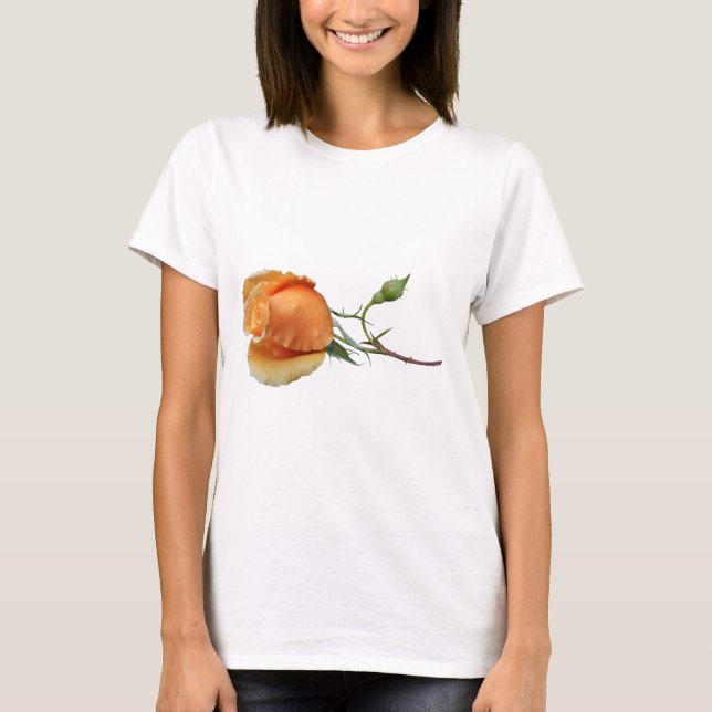 Camiseta Um único corte de rosa      (Frente)