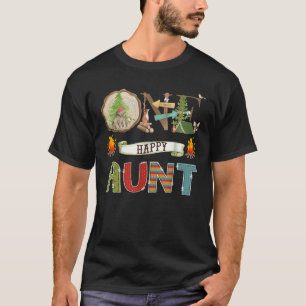 Camiseta Um Urso de Acampamento de primeiro aniversario da