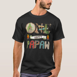 Camiseta Um Urso de Acampamento de primeiro aniversario Fel