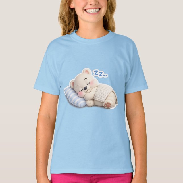 Camiseta Um urso dormindo (Frente)