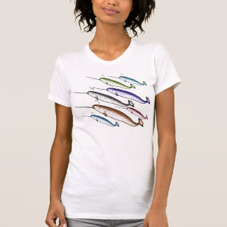 Camiseta Um vagem de Narwhals! Unicórnios do mar!