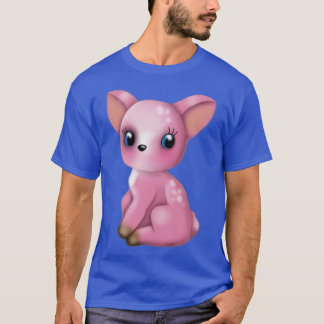 Camiseta Um veado rosa vintage