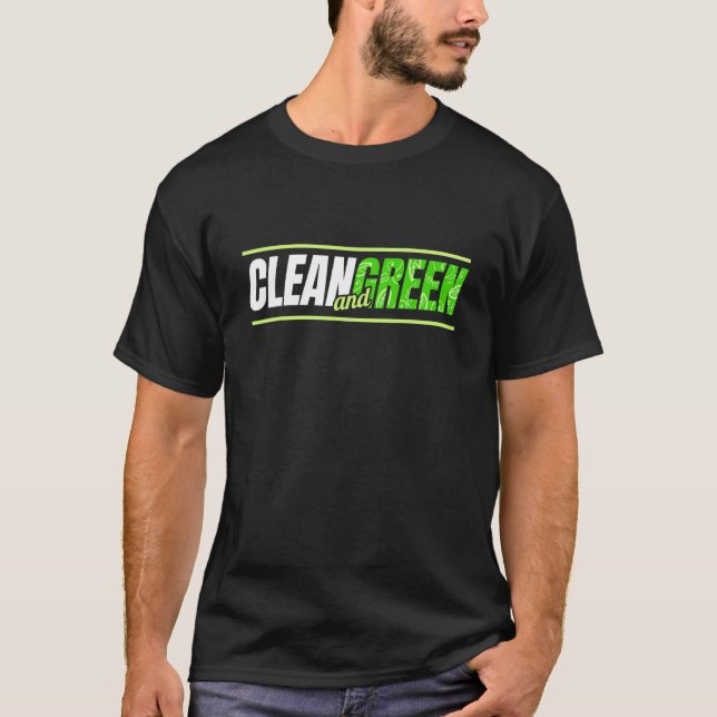 Camiseta Um Vegetariano É Limpo E O Veganismo Verde Vai Vir (Frente)