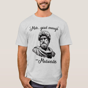 Camiseta Um velho grego engraçado, medíocre suficiente