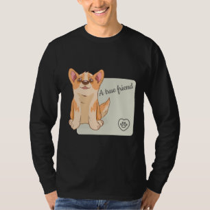 Camiseta Um verdadeiro amigo Welsh Corgi