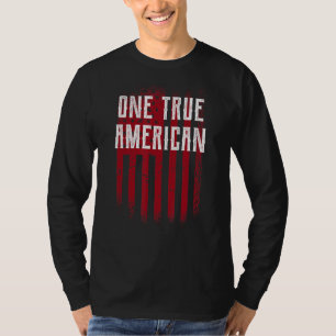 Camiseta Um verdadeiro Patriotis Patriótico de Independênci